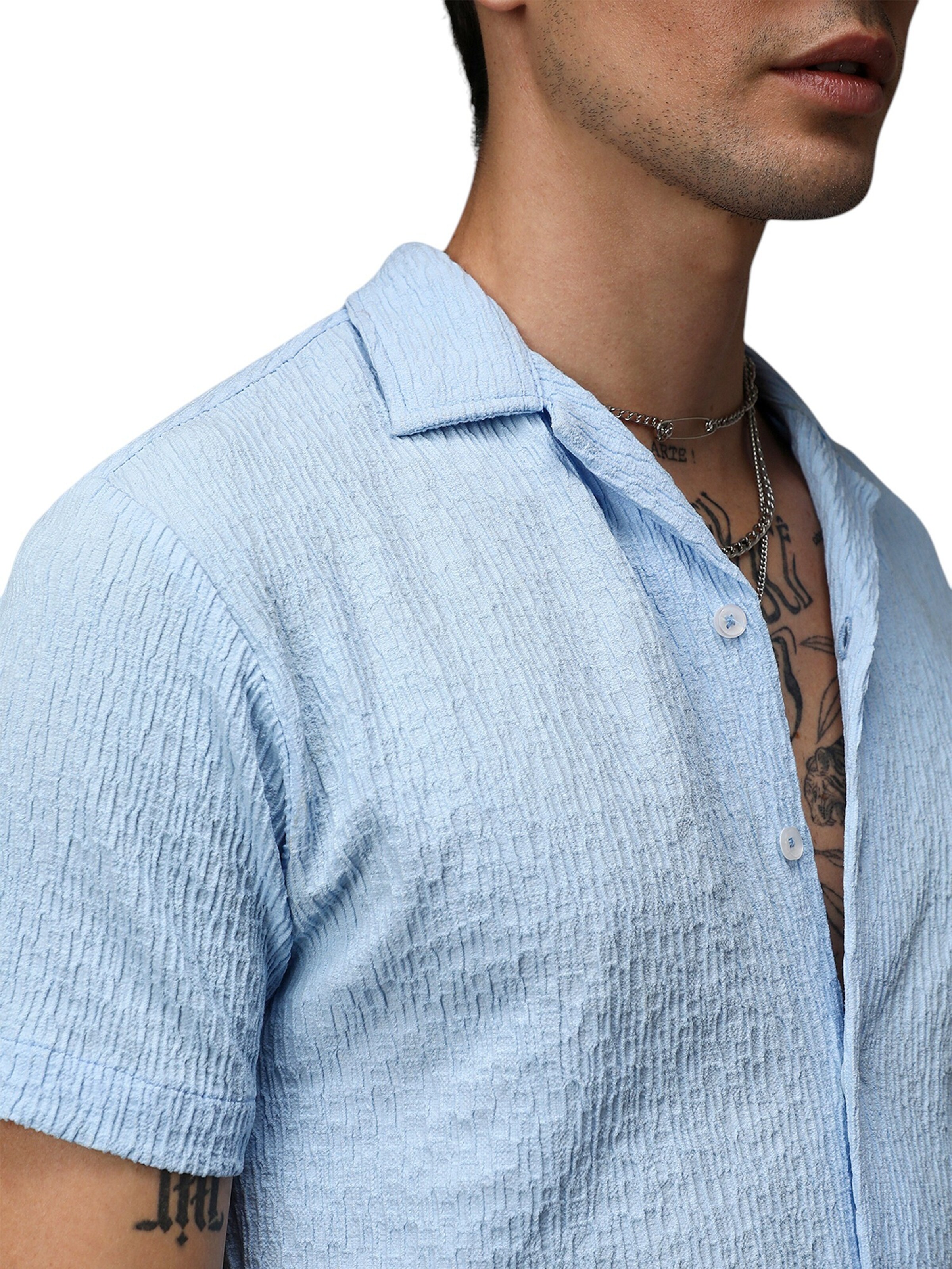 Regular fit Camicia 'Sydne' di Campus Sutra in blu