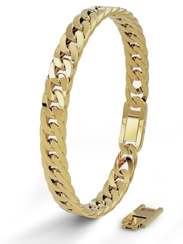 SERASAR Armband 'Cuban' in Gold: Vorderseite