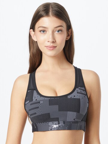 Bustier Soutien-gorge de sport 'Lux Racer' Reebok en gris : devant