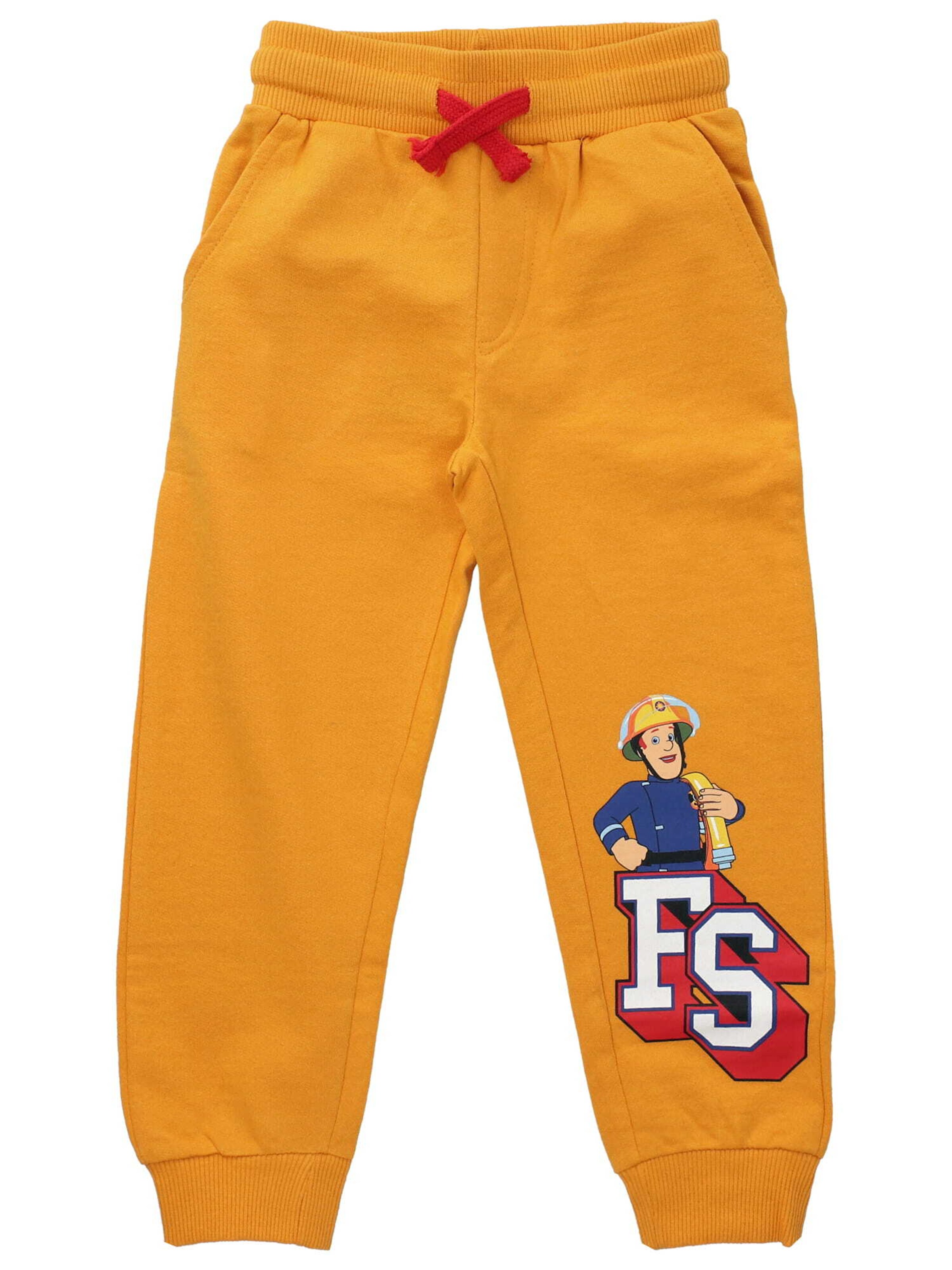 Effilé Pantalon Feuerwehrmann Sam en jaune : devant