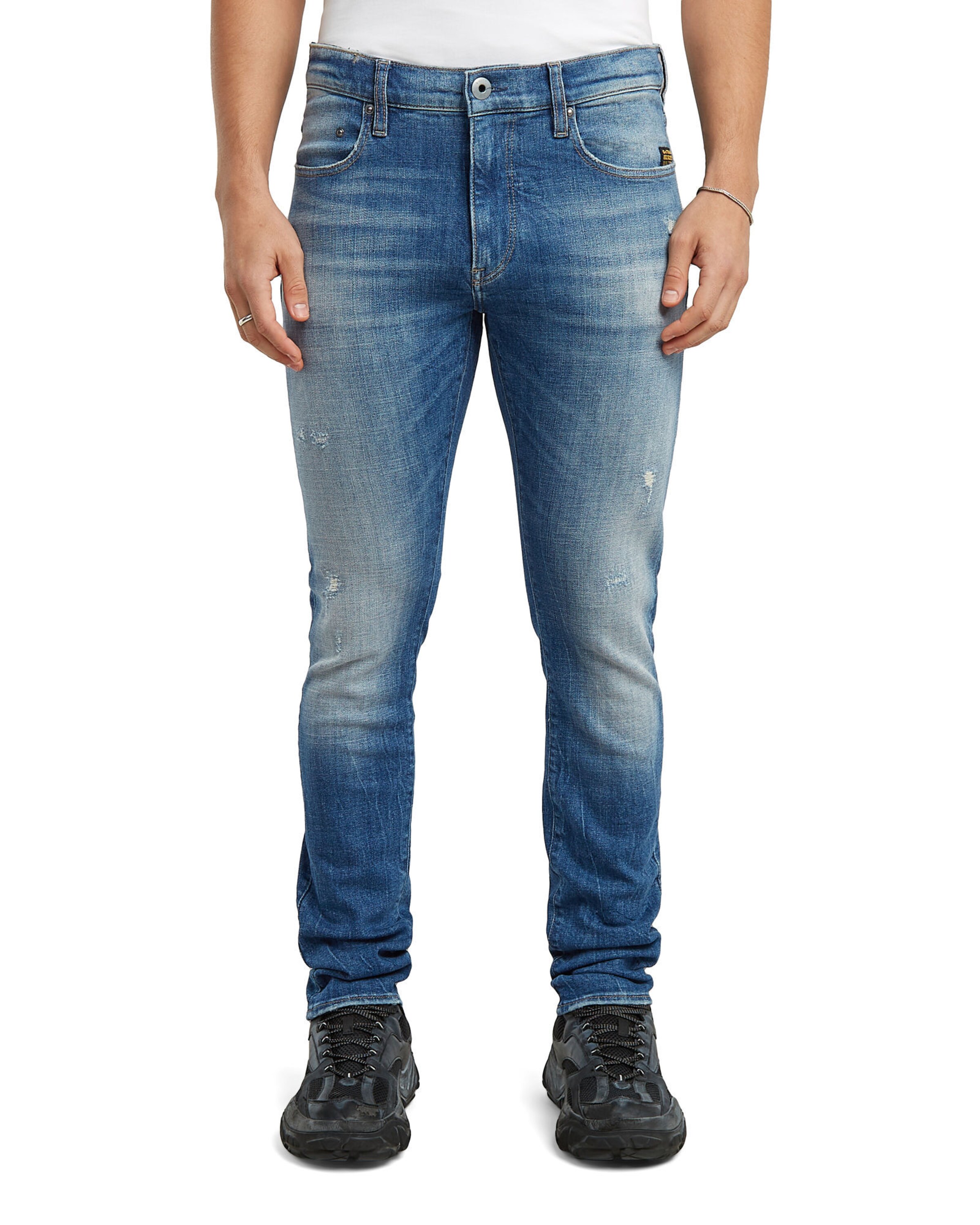 G-STAR Skinny Jeans in Blauw: voorkant