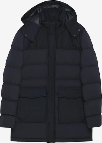 Ramsey Mantel in Blau: Vorderseite