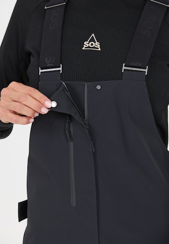 SOS Loosefit Skihose 'Kula' in Schwarz