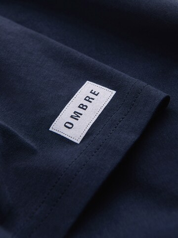 Ombre Shirt in Blauw