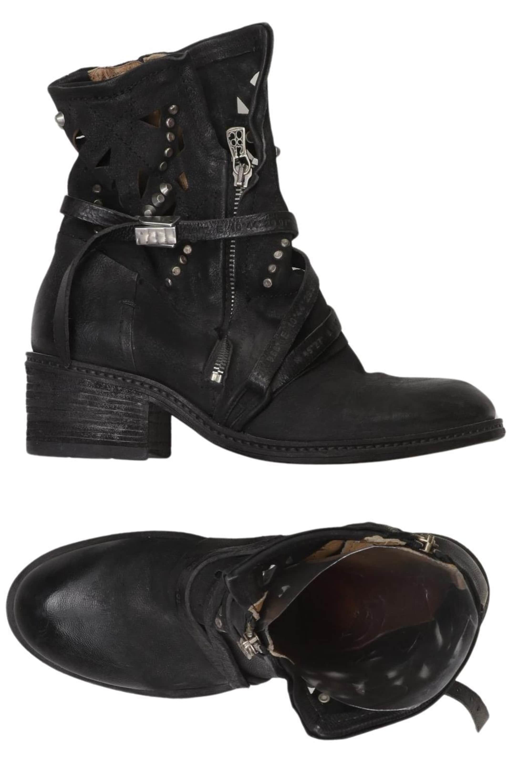 A.S.98 Stiefelette 39 in Schwarz: Vorderseite