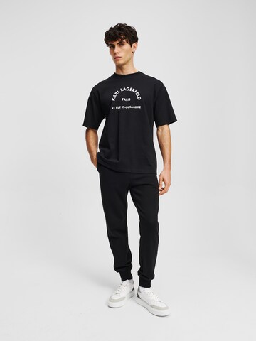 Karl Lagerfeld Tapered Pants in Black