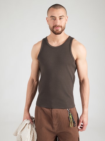 WEEKDAY Shirt in Brown: front