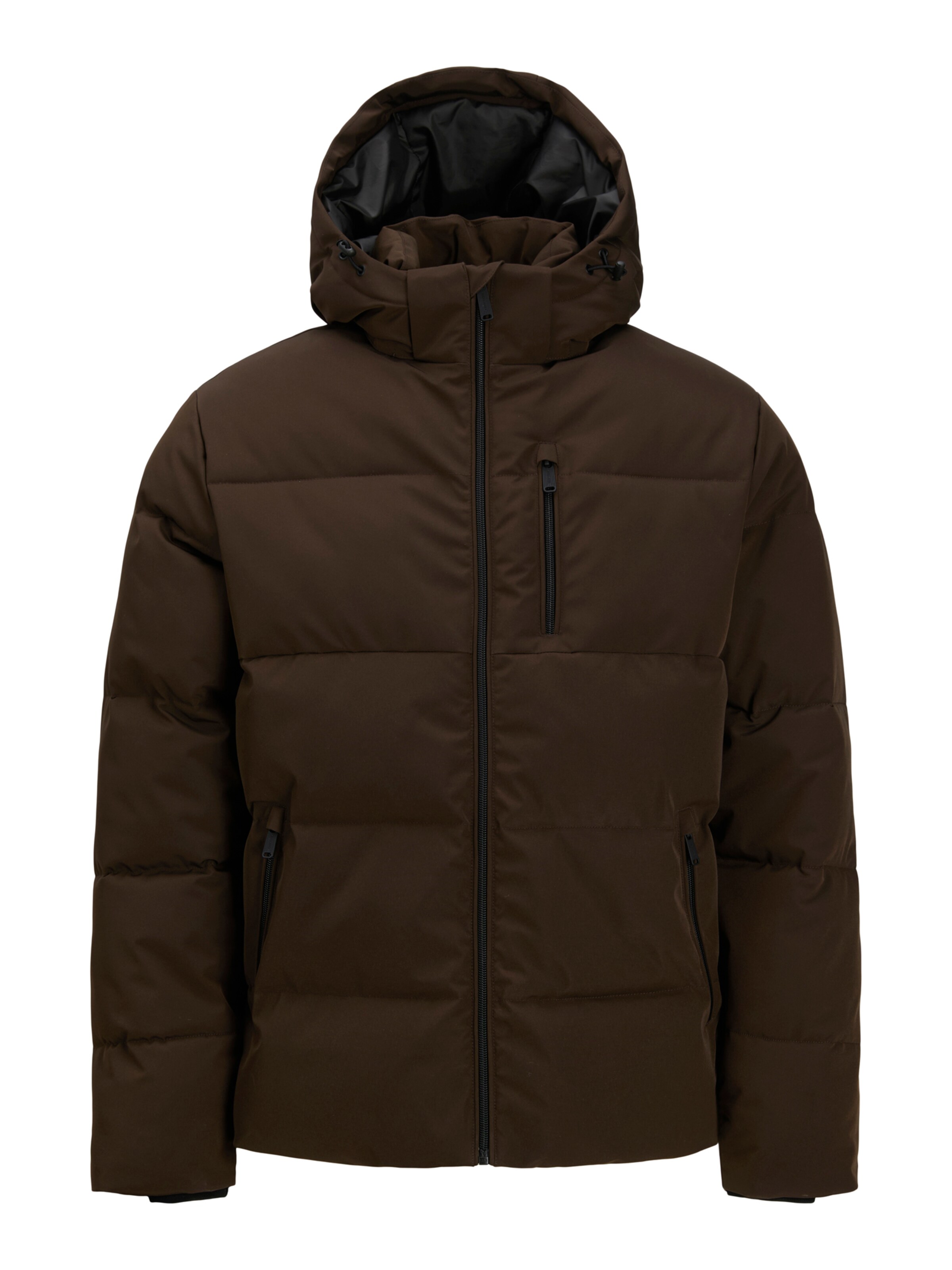 JACK & JONES Téli dzseki 'JJEBECKS' - barna: elől