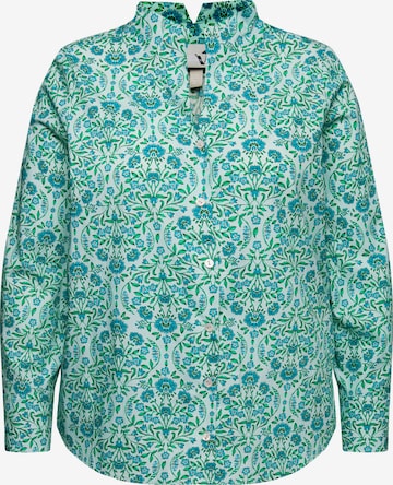 Ulla Popken Blouse in Green: front