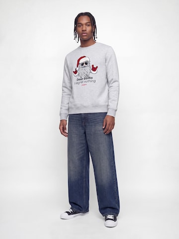 JACK & JONES Dressipluus 'JJXMAS FUN', värv valge