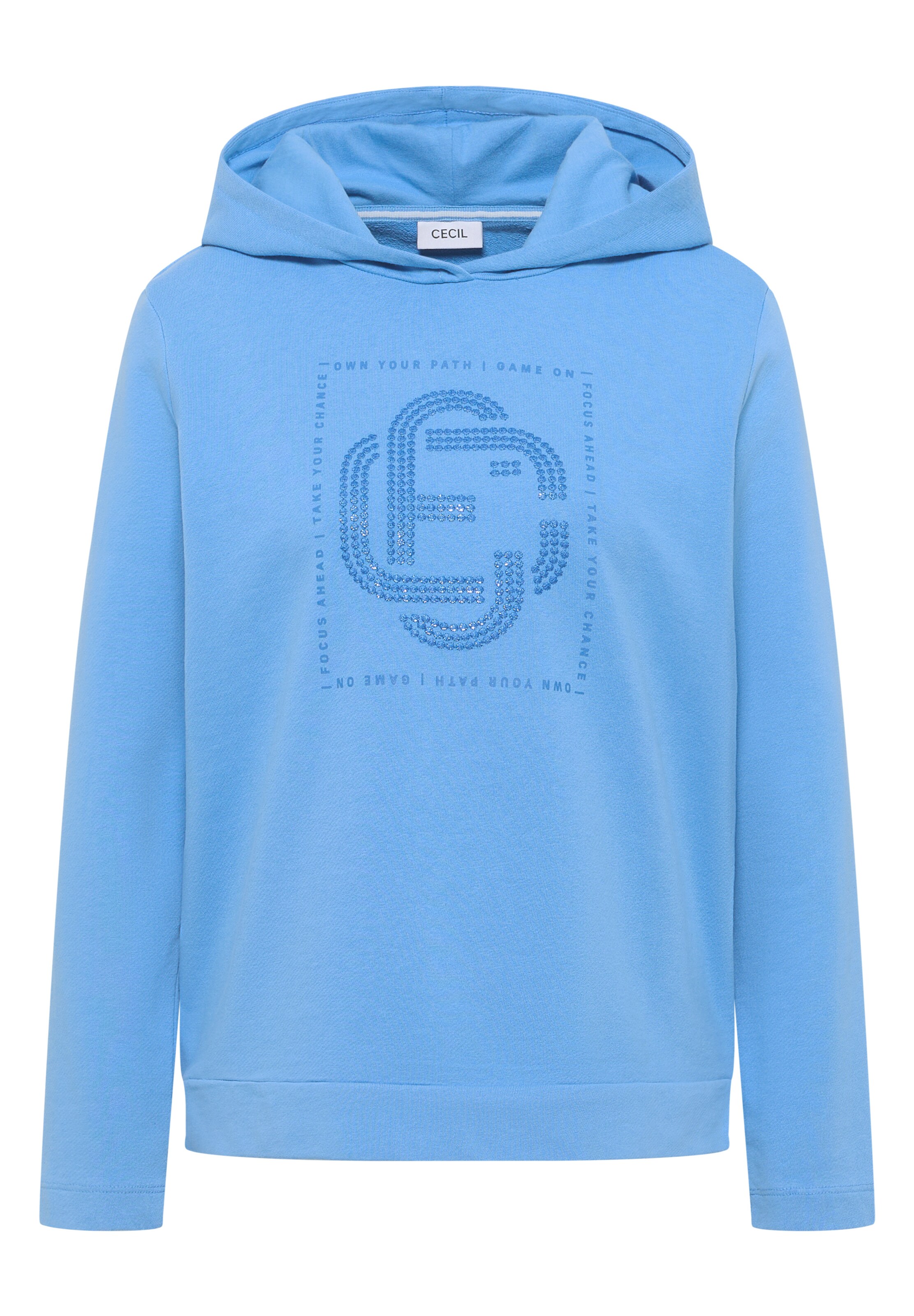 CECIL Sweatshirt in Blue: front