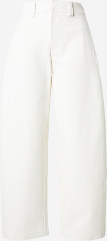 ONLY - Barrel Pantalón 'ONLCllair' en blanco: frente