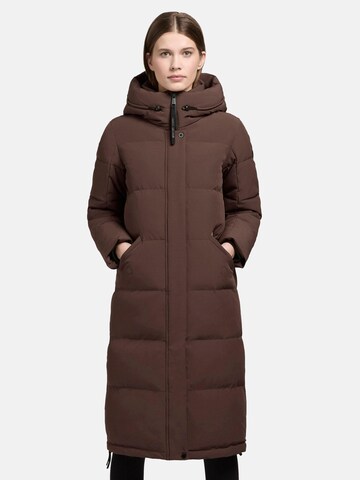 khujo Winter coat ' Riad-YM ' in Brown: front