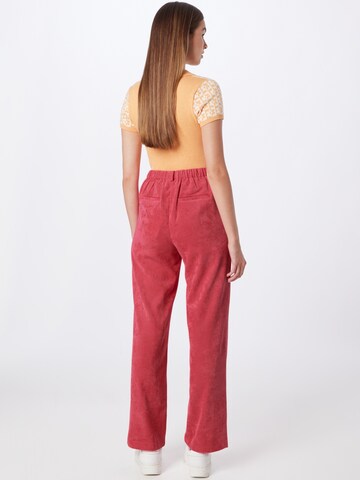 VILA Bootcut Hose 'VES' in Pink