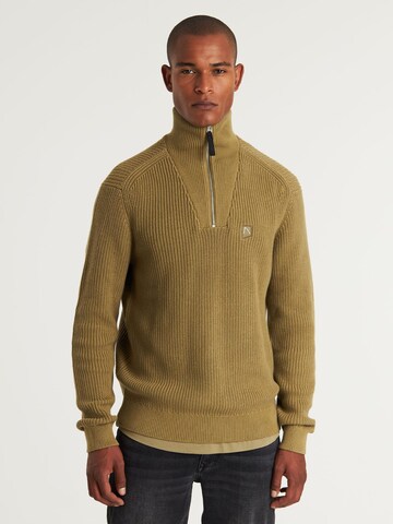 Pull-over 'Oliver' CHASIN' en vert : devant