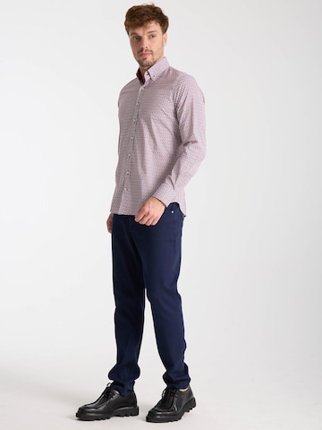 7Camicie Slim Fit Businesshemd 'Leonardo'‌‌‌ in Weiß