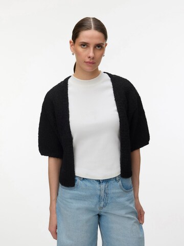 VERO MODA Knit cardigan 'VMMaybe' in Black: front