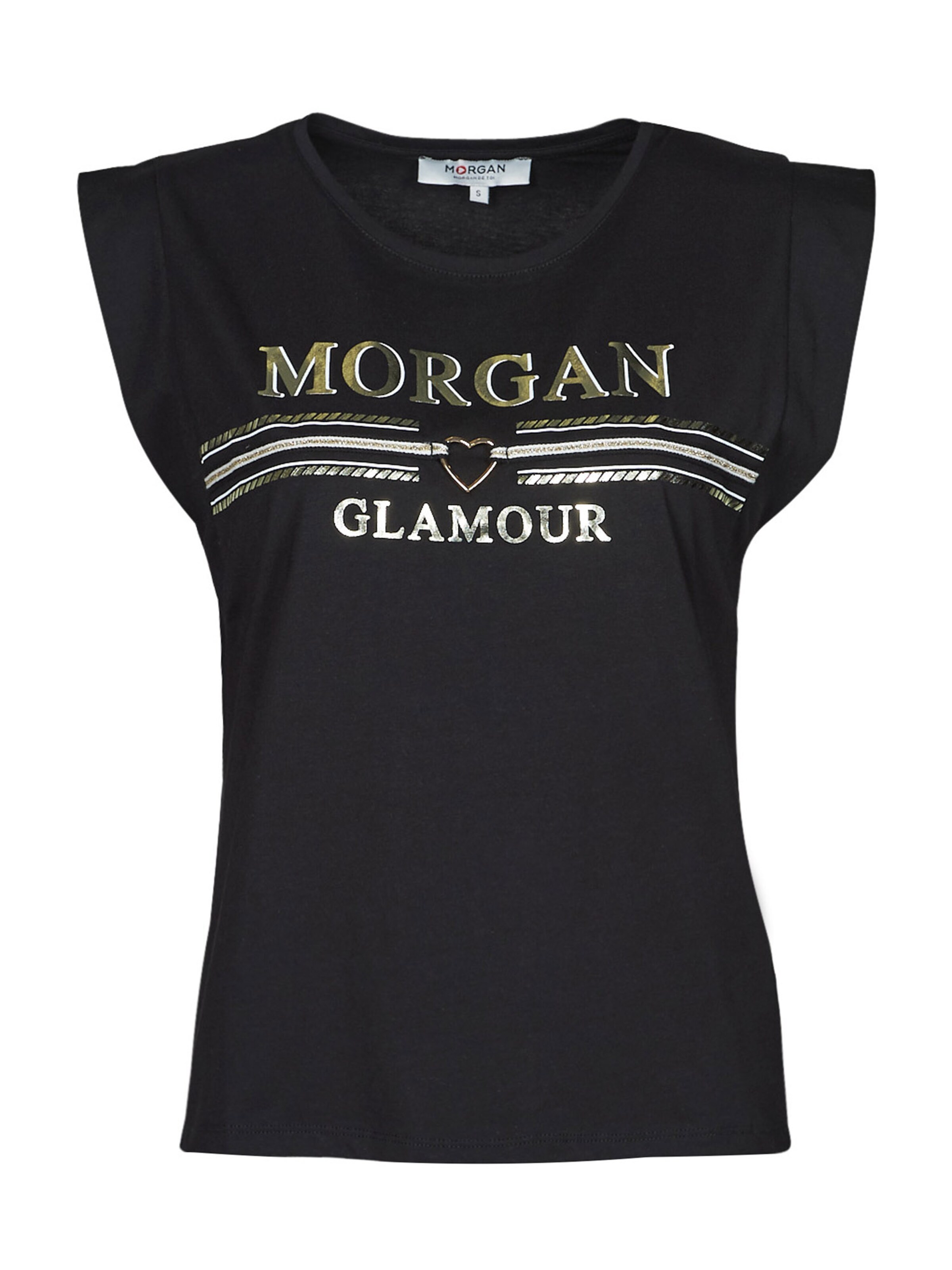 Frauen Shirts & Tops Morgan T-Shirt in Schwarz - UF17383