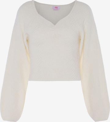 Pull-over MYMO en blanc : devant