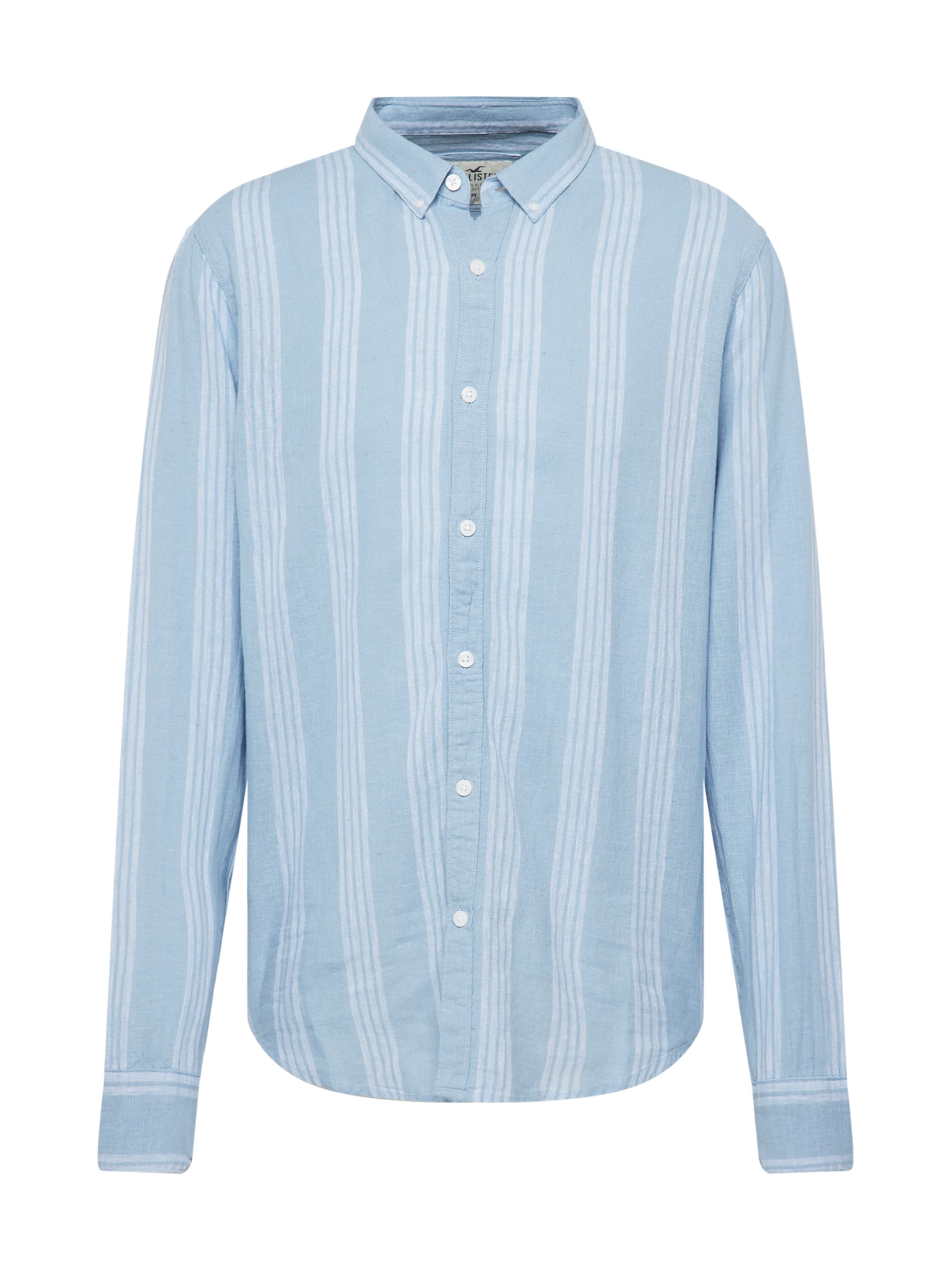 HOLLISTER Regular fit Πουκάμισο σε μπλε: μπροστά