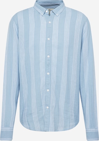 HOLLISTER Regular fit Button Up Shirt in Blue: front