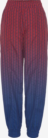 LACOSTE Tapered Workout Pants in Red
