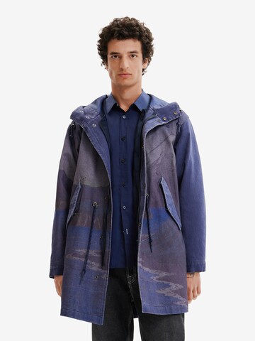 Parka mi-saison 'Hayden' Desigual en bleu : devant