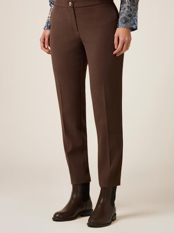 oltre Regular Broek in Bruin