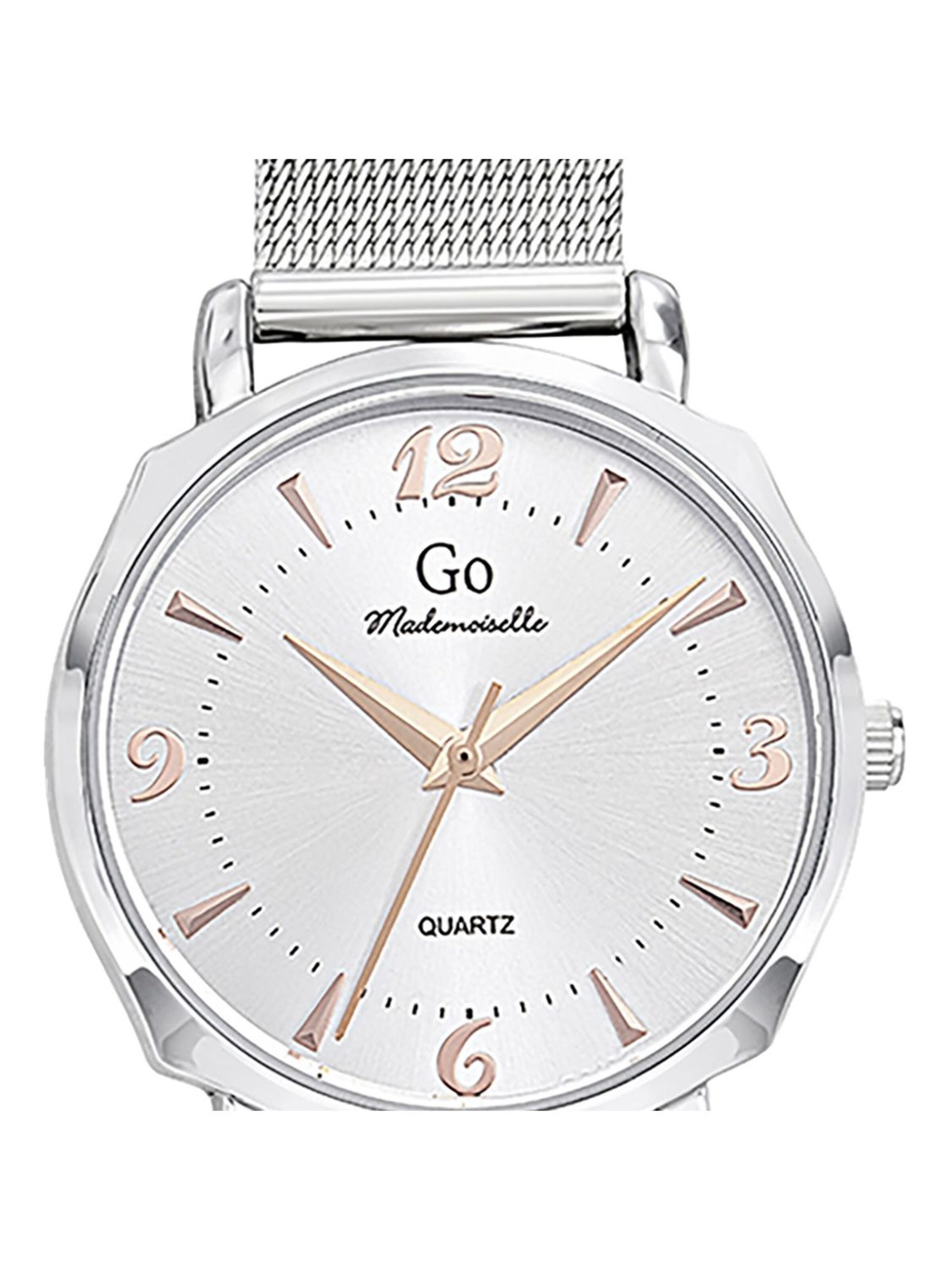 GO GirlOnly - Reloj analógico en plata