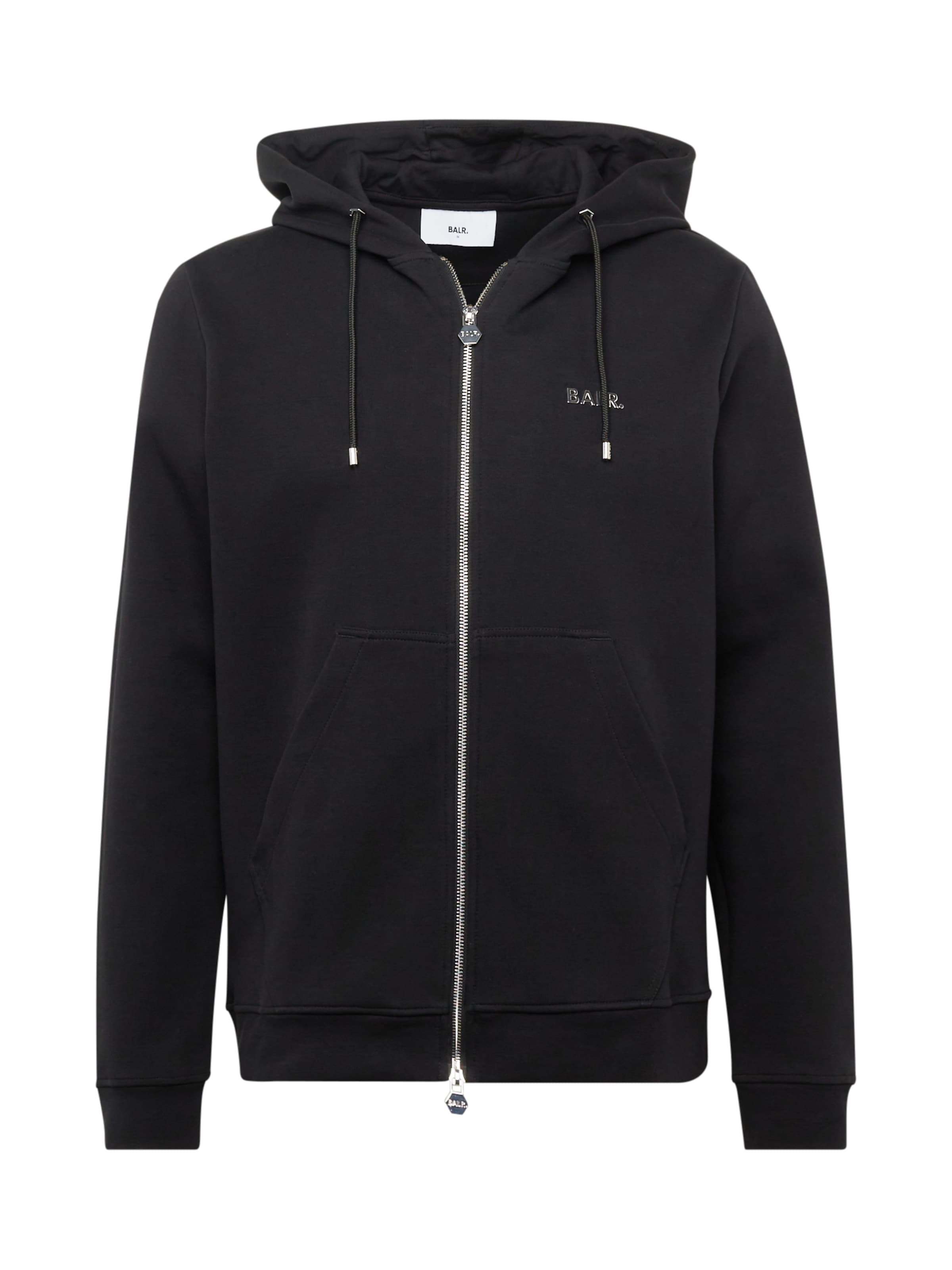 BALR. Sweatjacka i svart: framsida