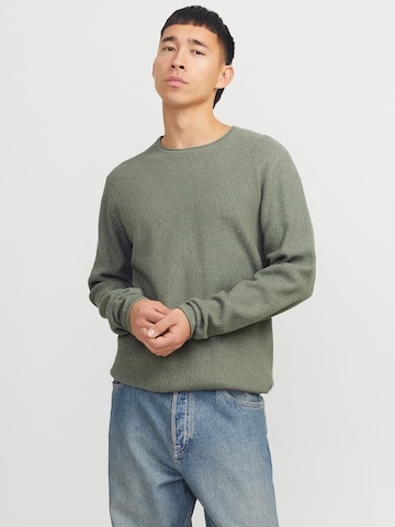 JACK & JONES Kampsun 'JJECooper', värv roheline: eest vaates