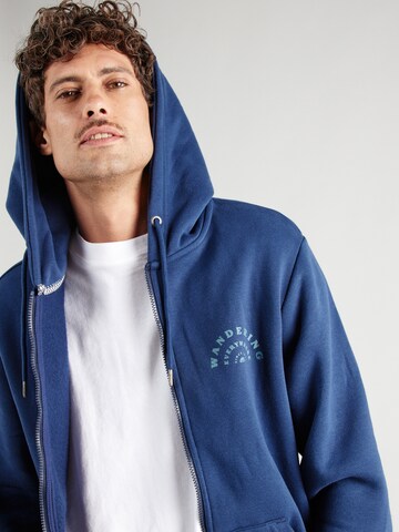 BLEND - Casaco em moletão em azul