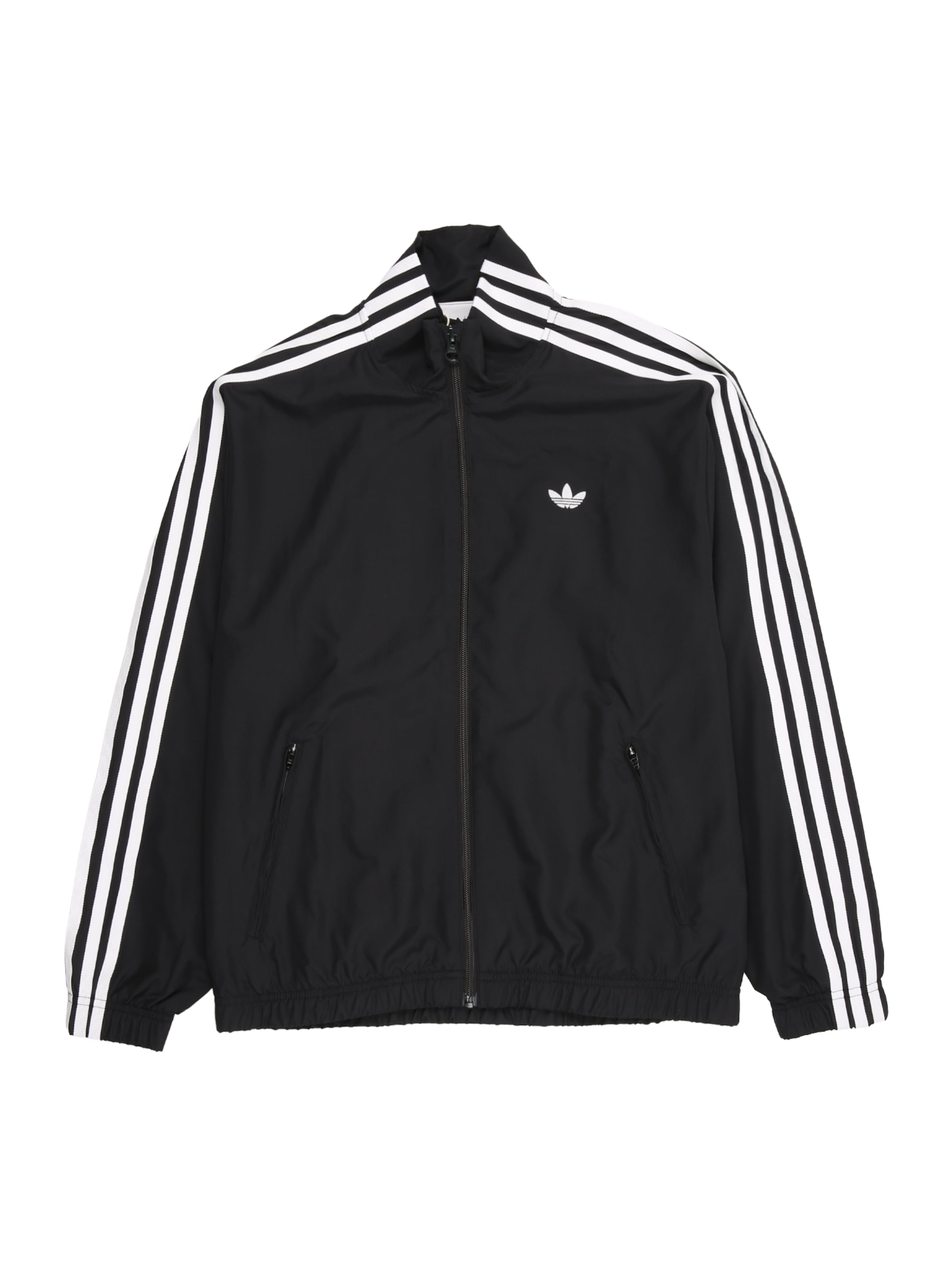ADIDAS ORIGINALS - Chaqueta de entretiempo en negro: frente