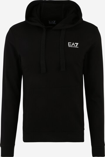 EA7 Emporio Armani Sportisks džemperis, krāsa - melns / balts, Preces skats