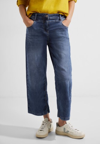 CECIL Loosefit Jeans 'Culotte' in Blauw: voorkant