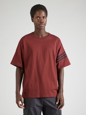 ADIDAS ORIGINALS Shirt 'NEUCLASSICS' in Red: front