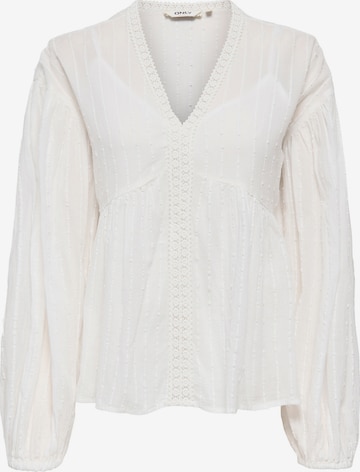 ONLY Блузка 'ONLDUSI' в Белый: спереди