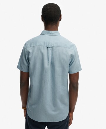 Superdry & Co Comfort Fit Hemd in Blau