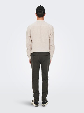 Only & Sons Slim fit Chino trousers 'Mark' in Black