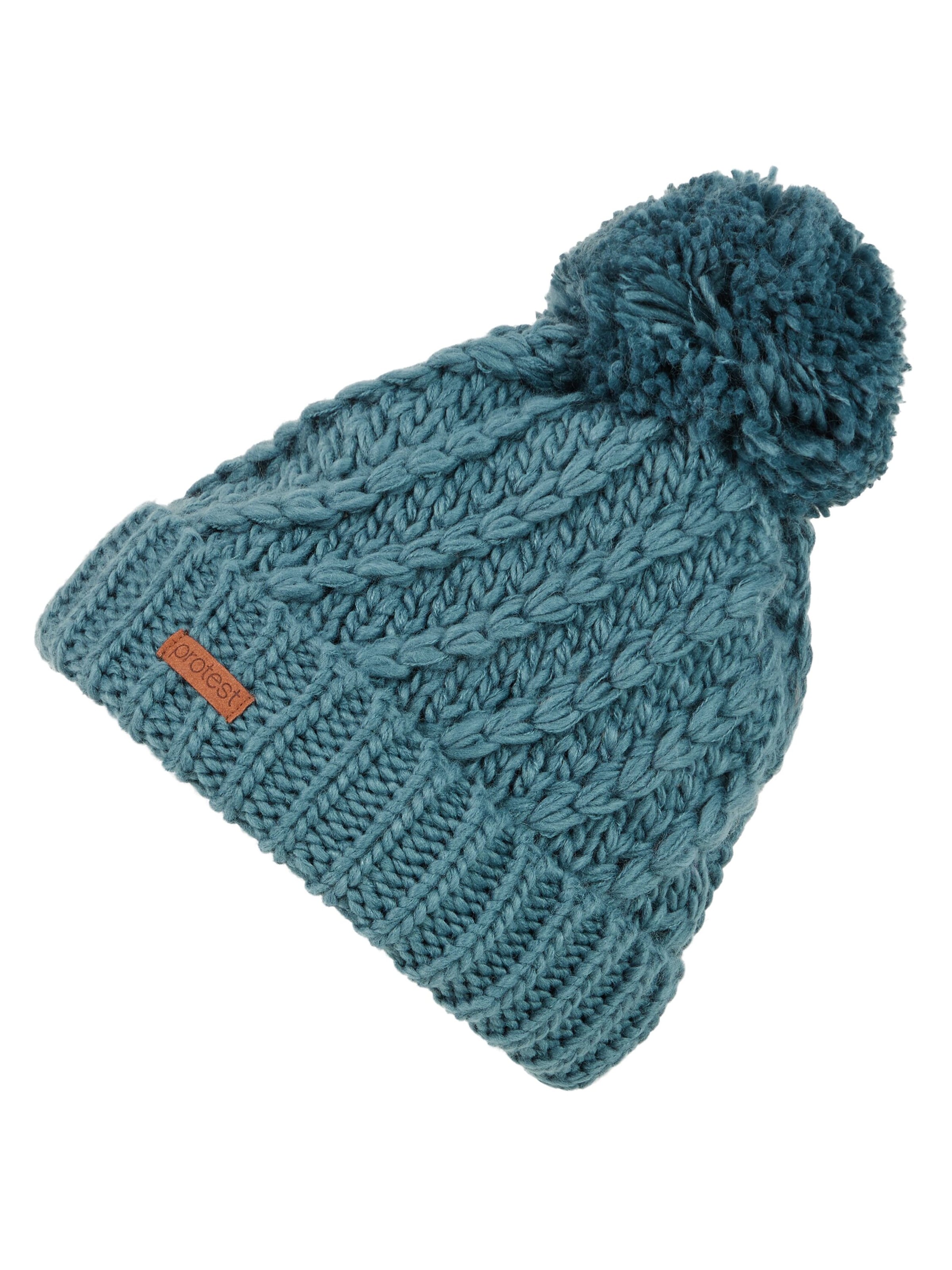 PROTEST Mütze 'PRTPAISLEY 23'‌‌‌ in Blau: Vorderseite