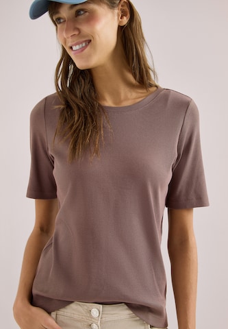 CECIL T-Shirt in Braun