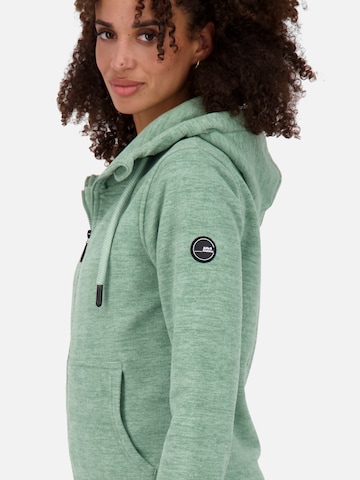 Alife and Kickin - Sudadera con cremallera 'Yasmin' en verde