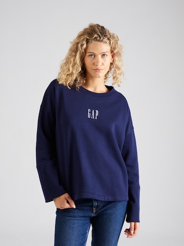 Sweat-shirt GAP en bleu : devant