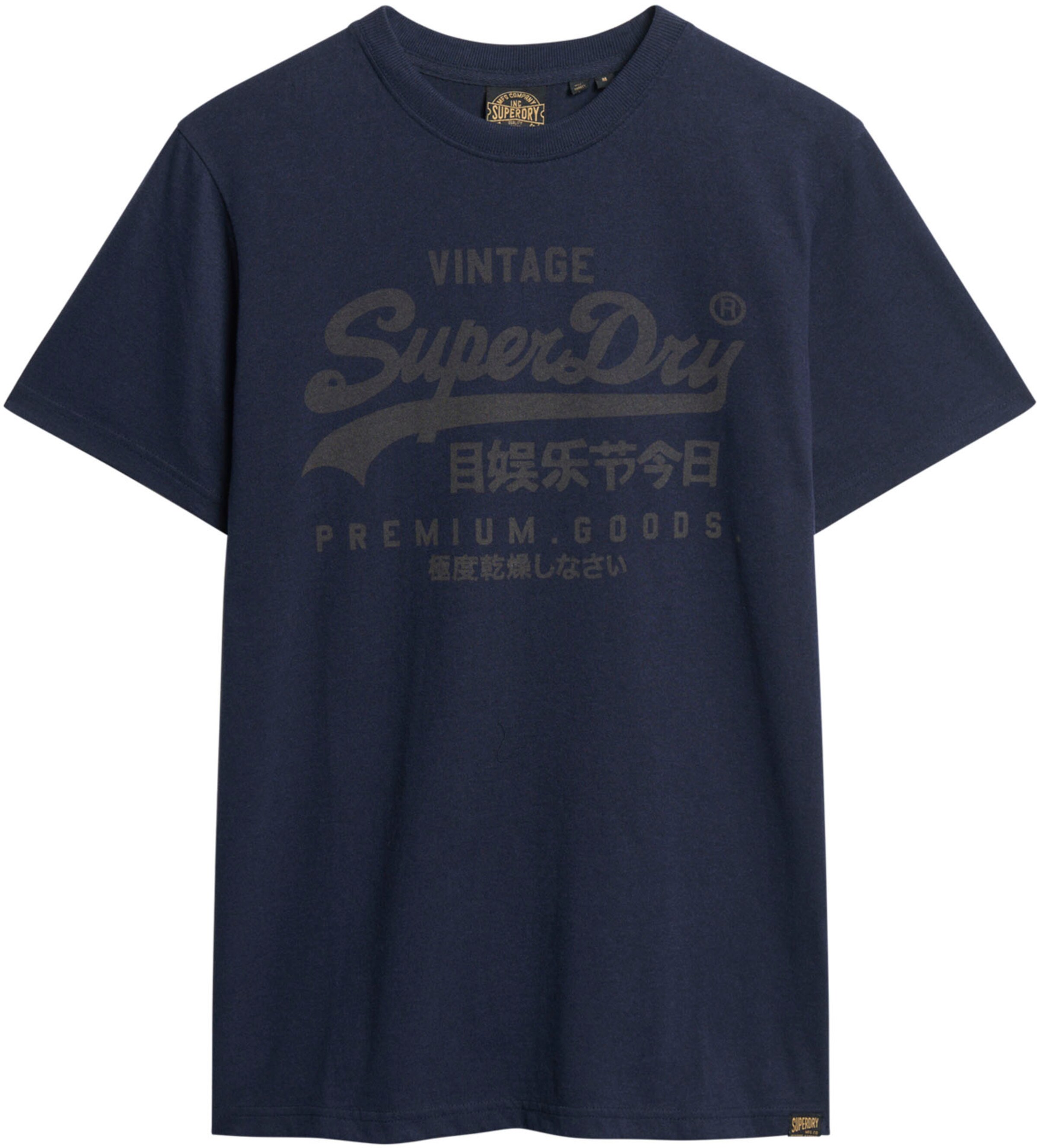 Superdry & Co T-Shirt 'Heritage' in Blau: Vorderseite