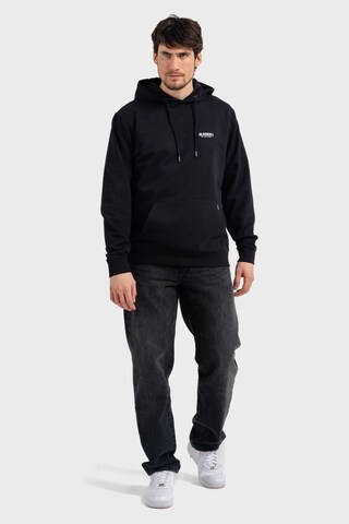 Oldskull Sweatshirt 'Tokyo Skyline Manga Graphic' in Black