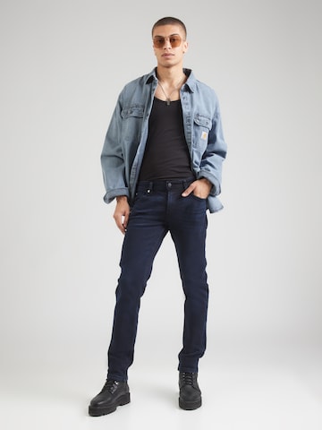 Coupe slim Jean 'Piers' TOM TAILOR DENIM en bleu