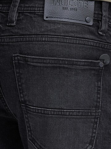 INDICODE JEANS - Slimfit Calças de ganga ' IDQuince ' em preto
