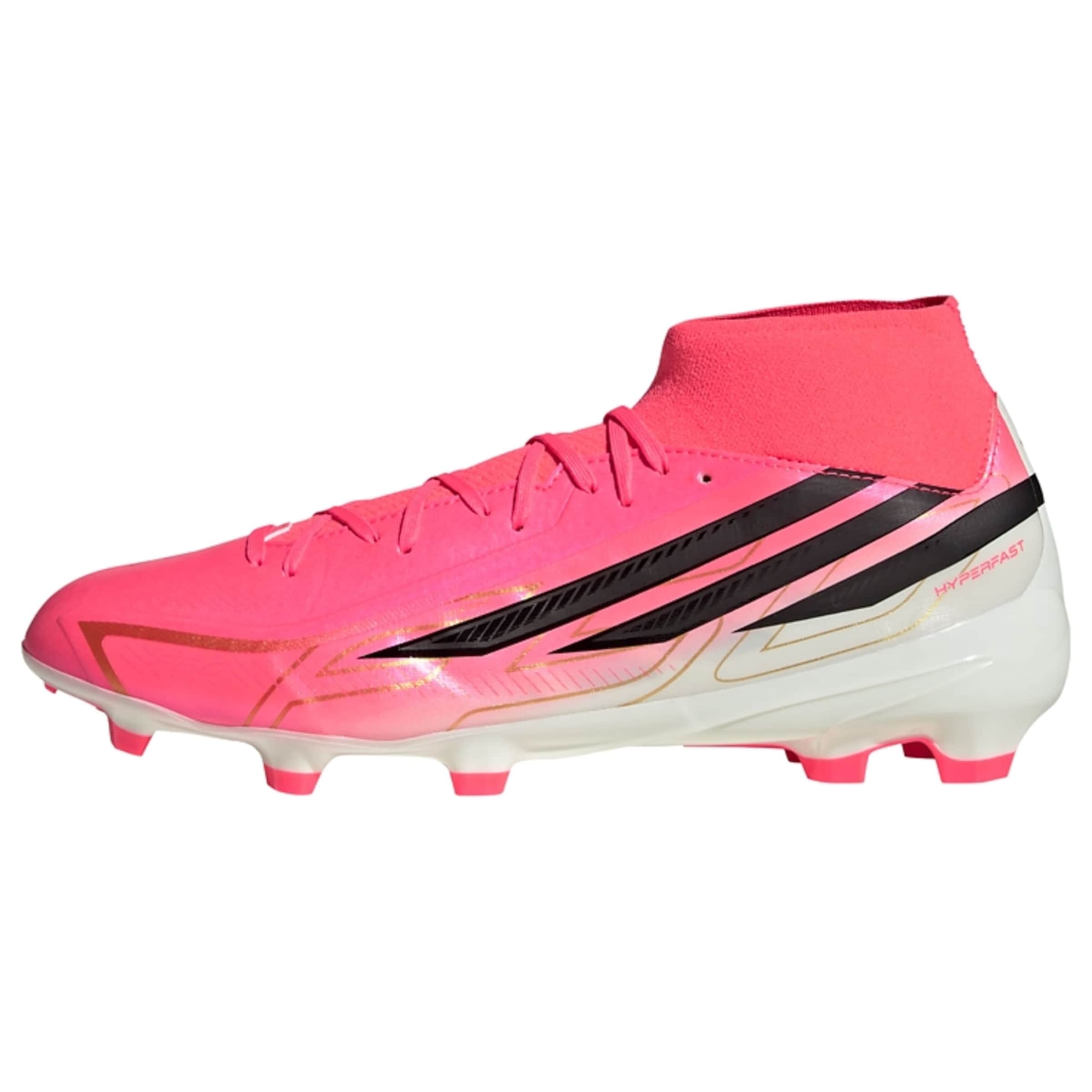 ADIDAS PERFORMANCE - Chuteira 'F50 Hyperfast League' em rosa: frente