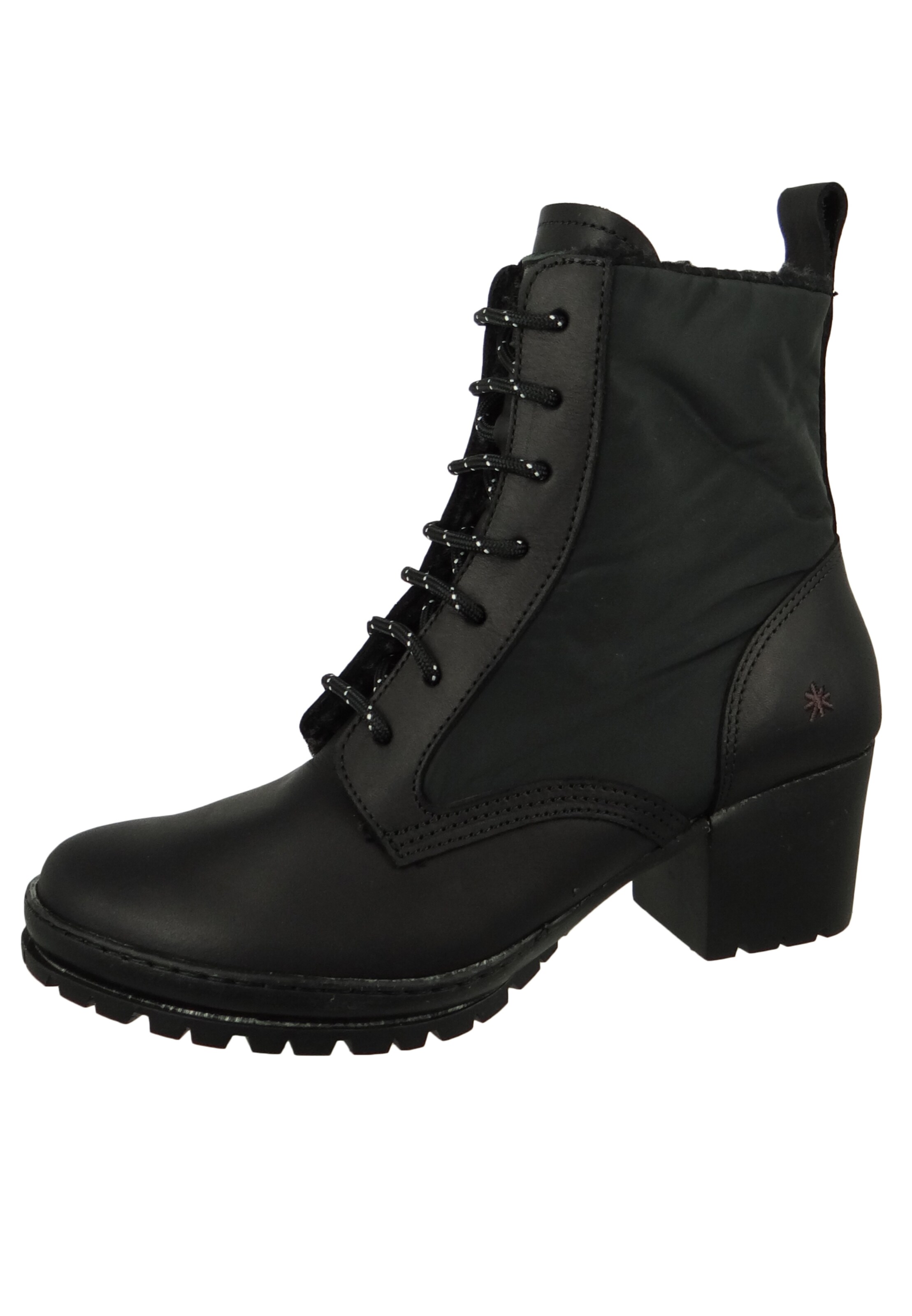 ART Lace-up bootie 'Camden' in Black: front