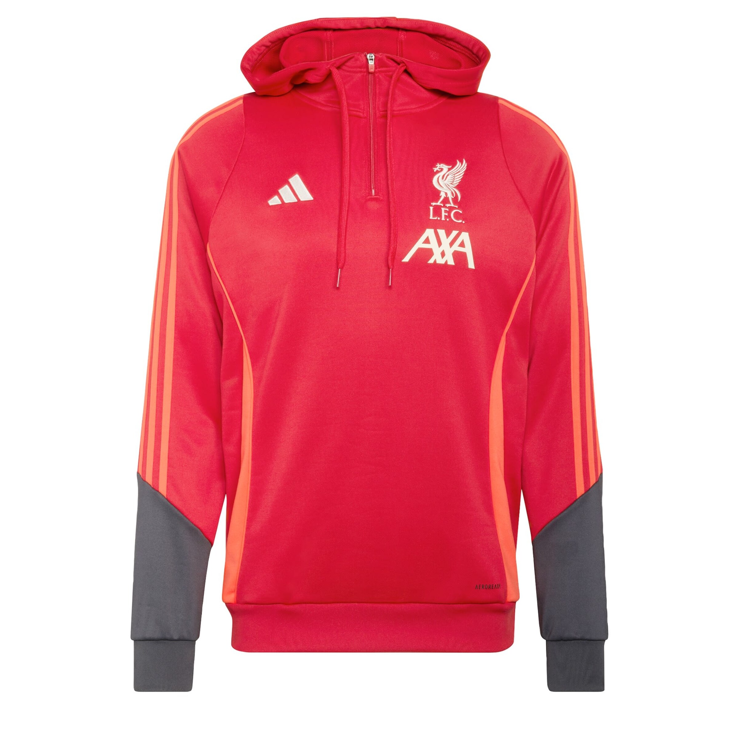 ADIDAS PERFORMANCE Sportsweatshirt 'FC Liverpool Tiro 25 Competition' in graphit / hummer / rot / offwhite, Produktansicht